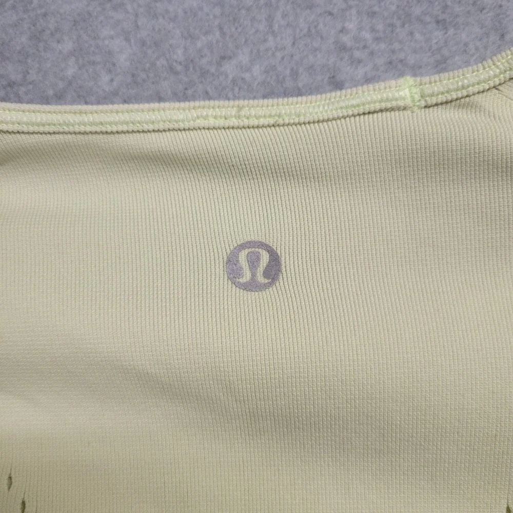 Lululemon Swiftly Tech Long Sleeve Shirt Yellow Lime Green Seamless Training Top